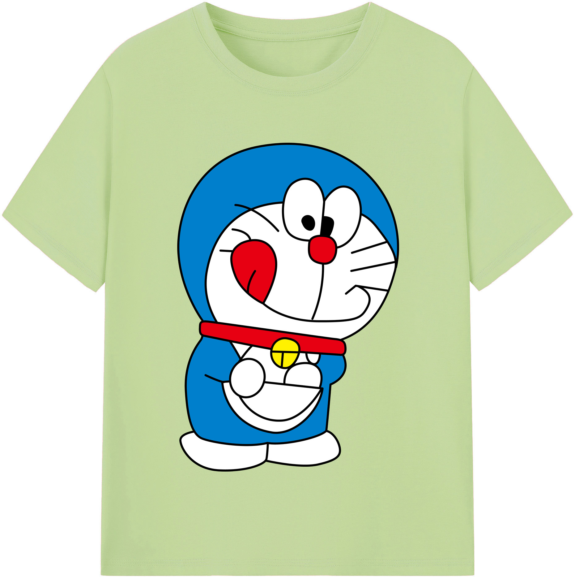（画像用） ドラえもん Doraemon 綿100％半袖Tシャツ（フロントプリント）